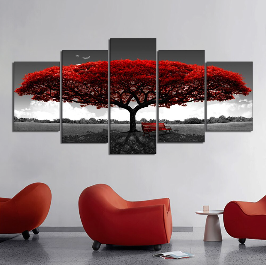 5-Piece Landscape Canvas Wall Art Set