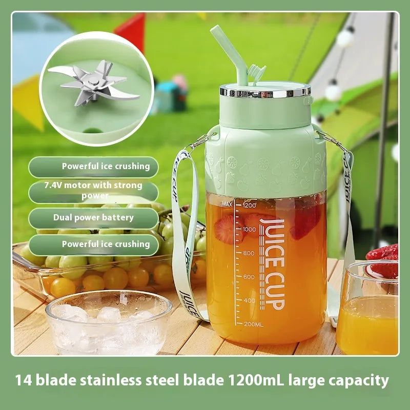 Wireless Portable Electric Juicer – Large Capacity