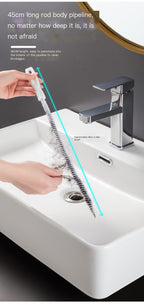 Pipe Drain Hair Cleaner Brush