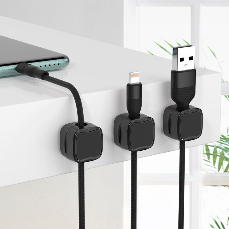 Magnetic Cable Organizer for Desk | Minimalist Wire Management Solution