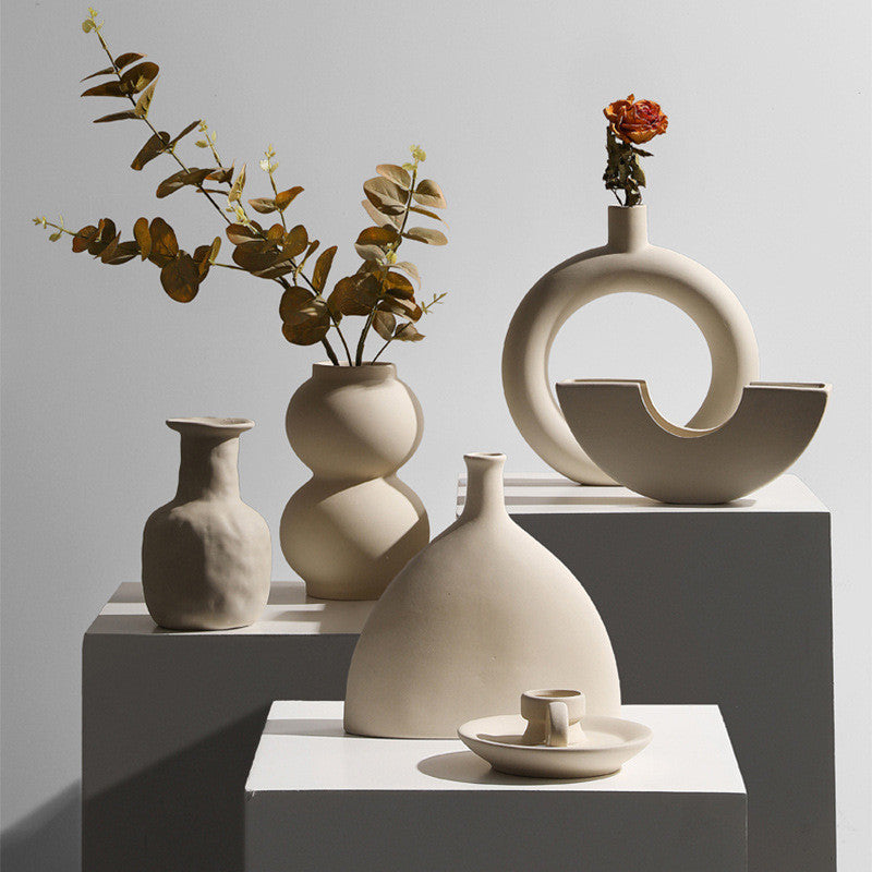 Minimalist Ceramic Vase Collection