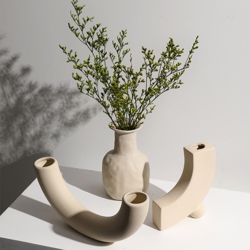 Minimalist Ceramic Vase Collection
