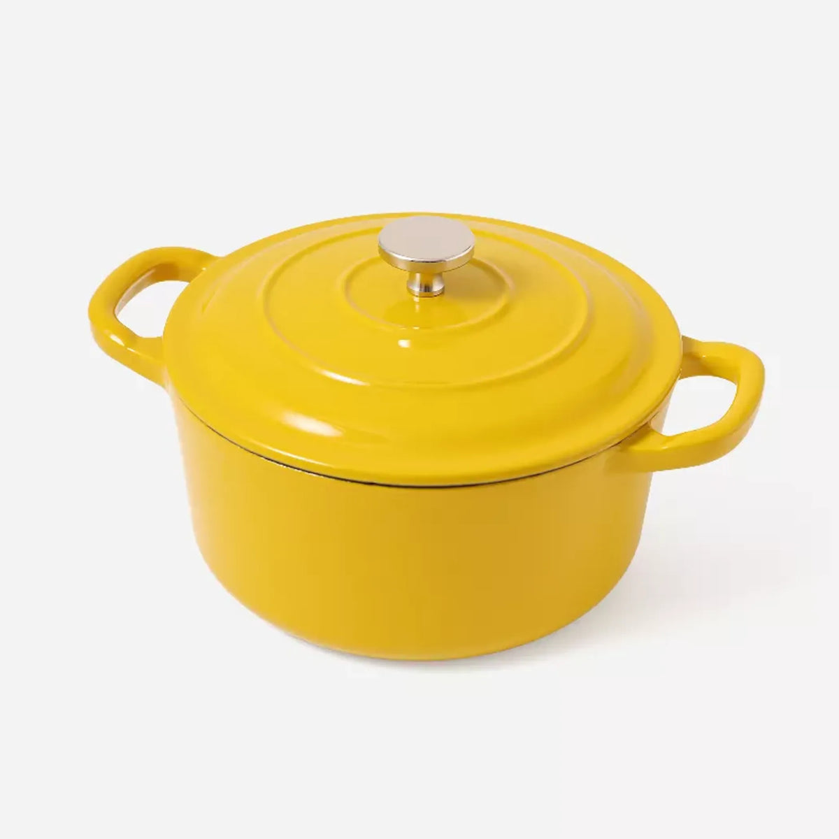RJ Legend 1.4 Liter Enameled Cast Iron Pot with Lid – Mini Cocotte for Single Servings