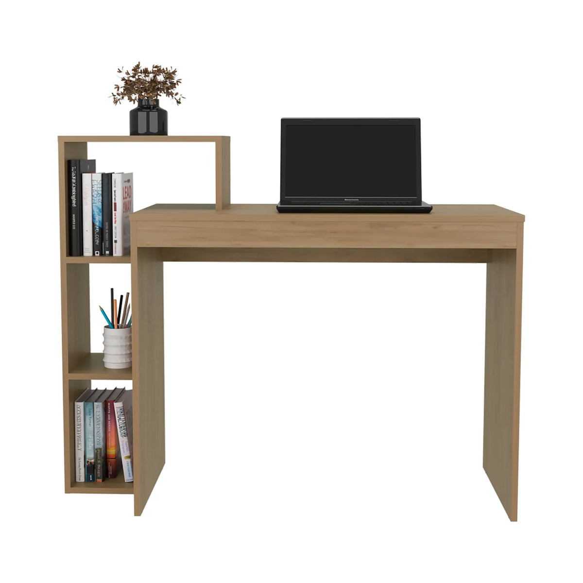 Britt 43" Wide Four Shelves Writing Desk, Home Office