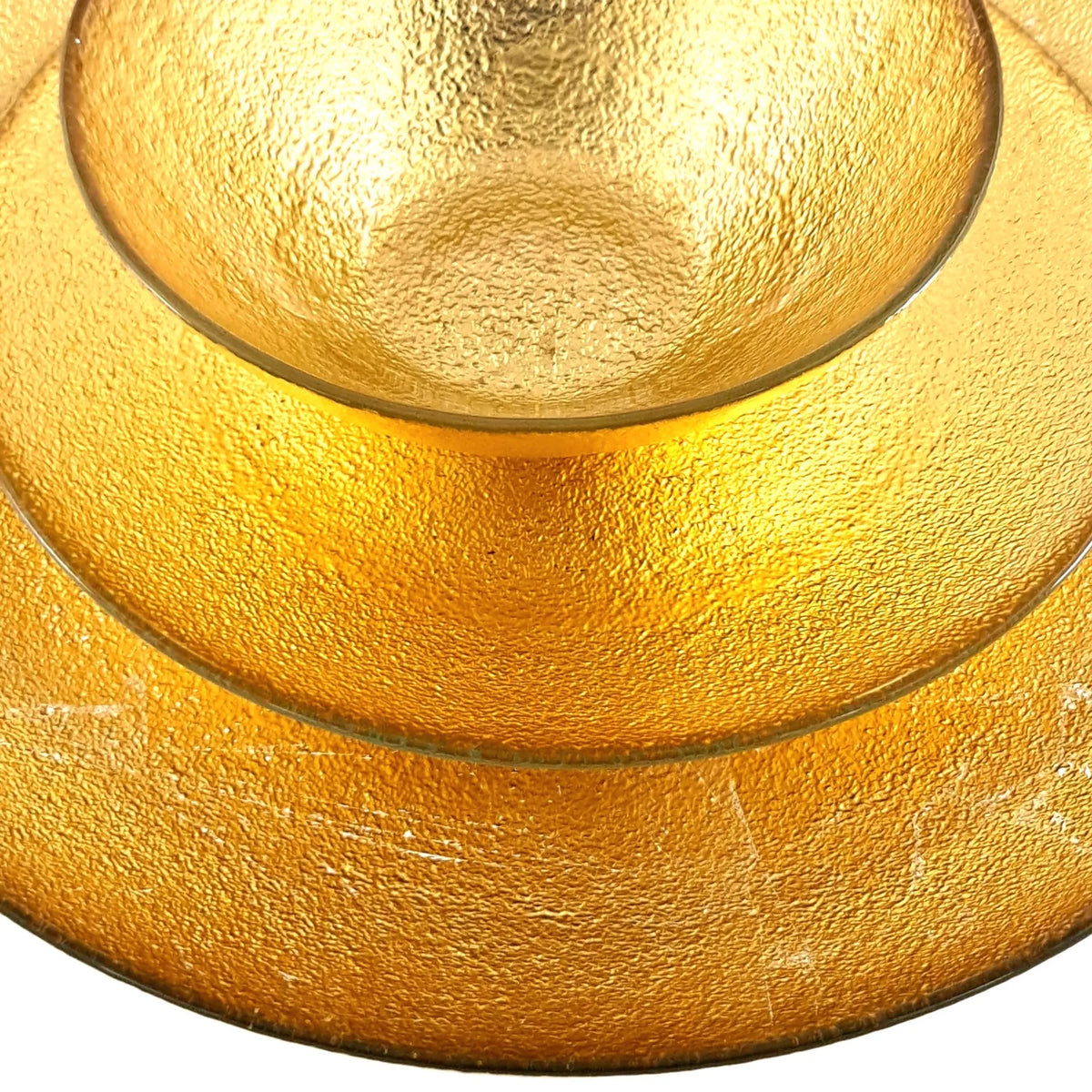 AURA 12-Piece Gilded Glass Dinnerware Set