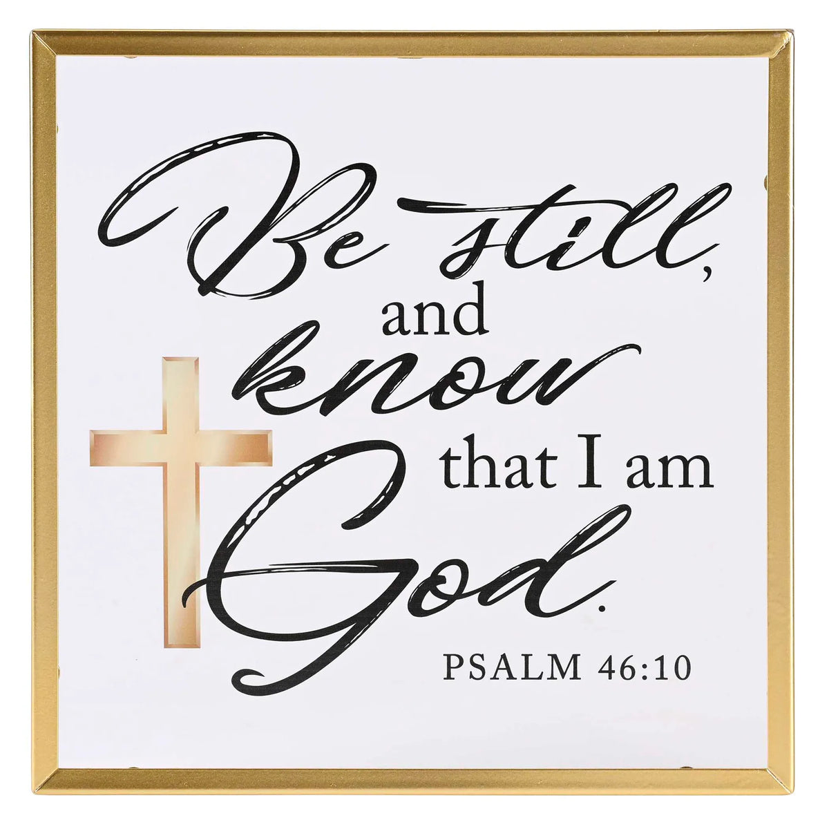 "Be Still" Framed Scripture – Psalm 46:10