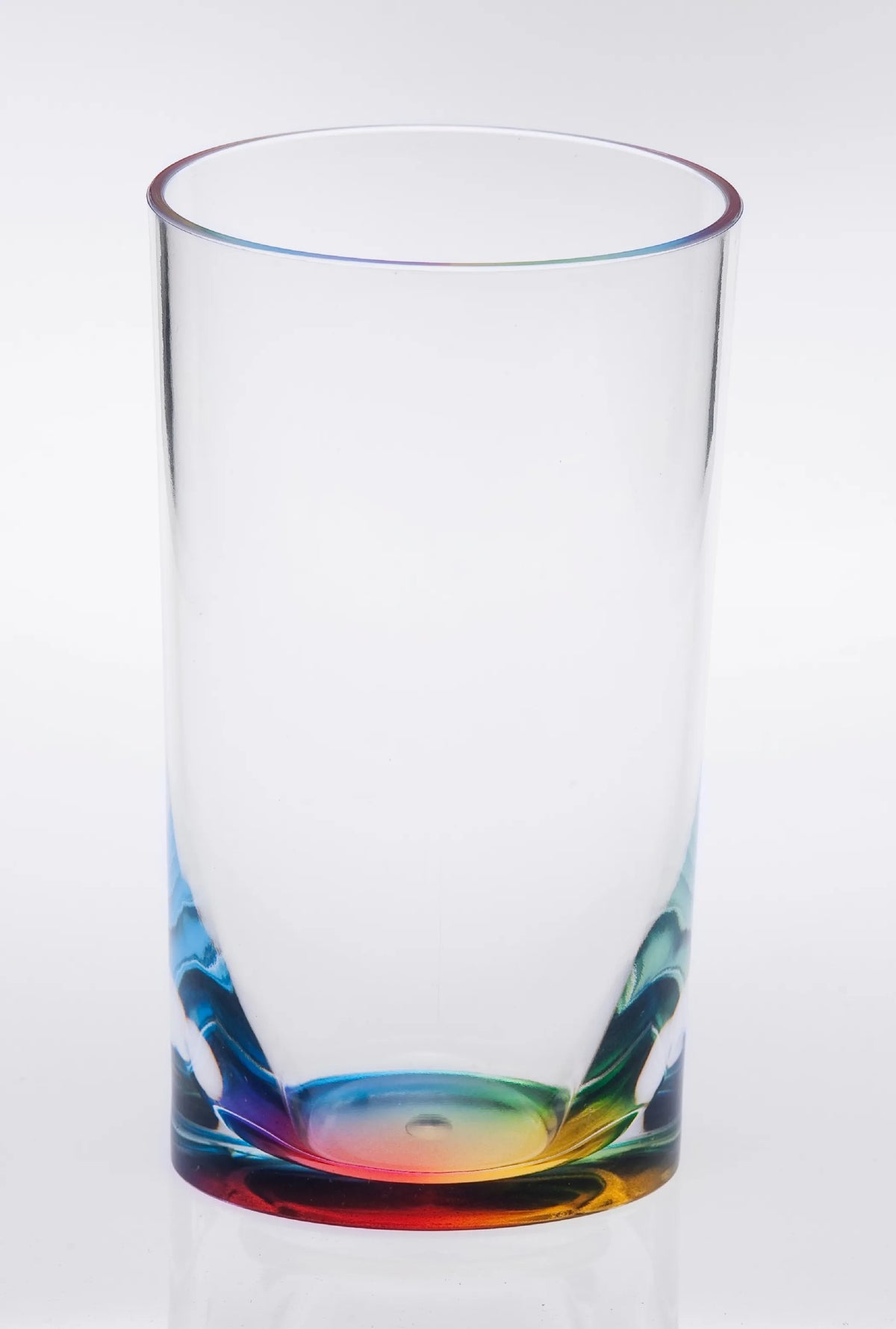 Clear Rainbow Acrylic Highball Glasses – Set of 4