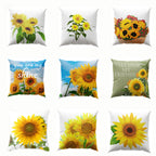 Nordic Sunflower Decorative Pillow for Sofa and Office