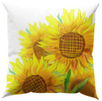 Nordic Sunflower Decorative Pillow for Sofa and Office