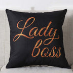 Geometric Retro Throw Pillowcase – Linen & PP Cotton, 4 Styles (18"×18" / 45×45cm)