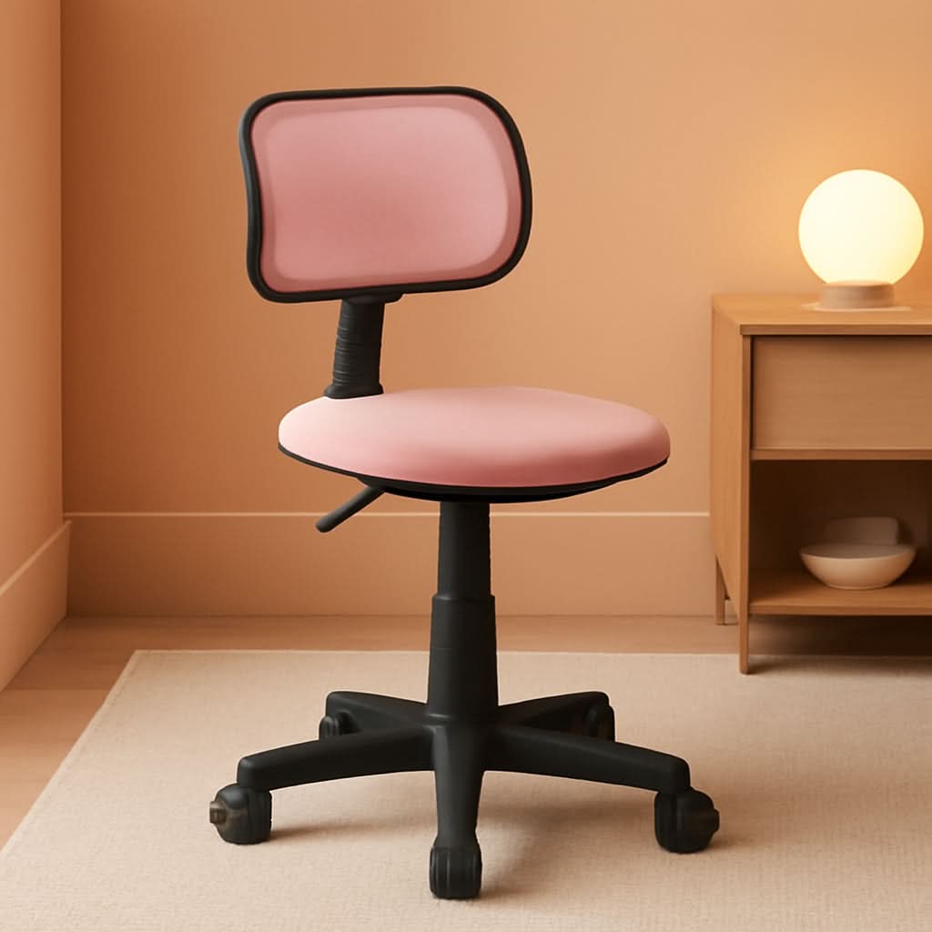 Blush Adjustable Swivel Mesh Desk Chair