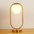 Nordic Glass Orb Atmosphere Lamp for Bedroom Decor
