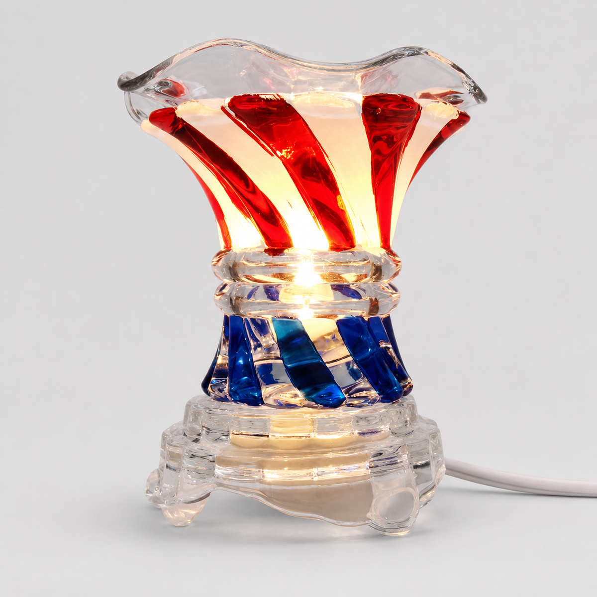 American Flag Fragrance Oil Warmer & Night Light