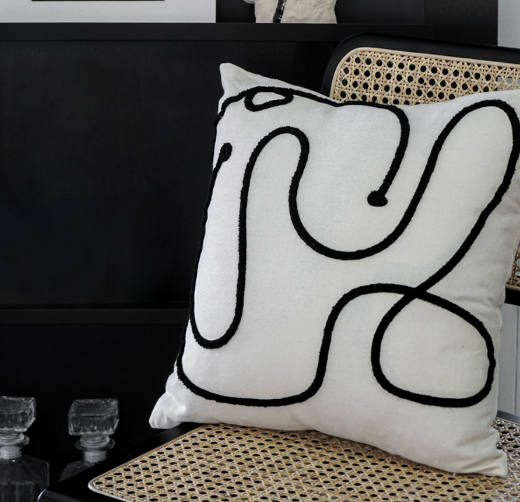 Modern Nordic Bedside Cushion Pillowcase for Bedding
