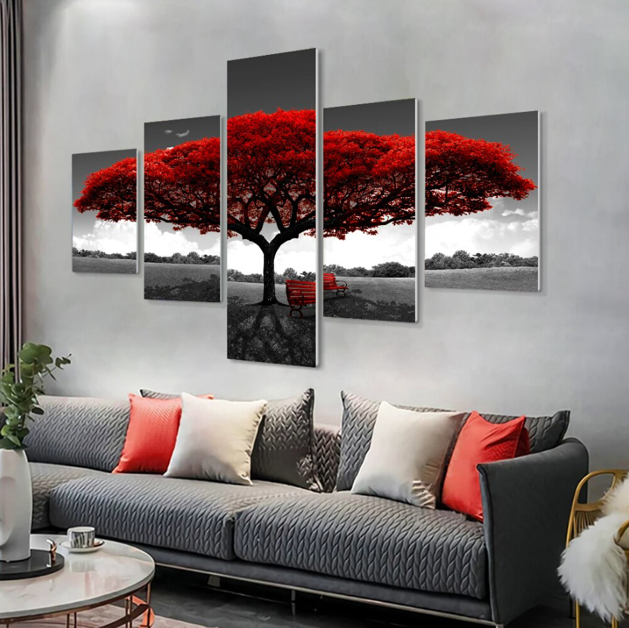 5-Piece Landscape Canvas Wall Art Set