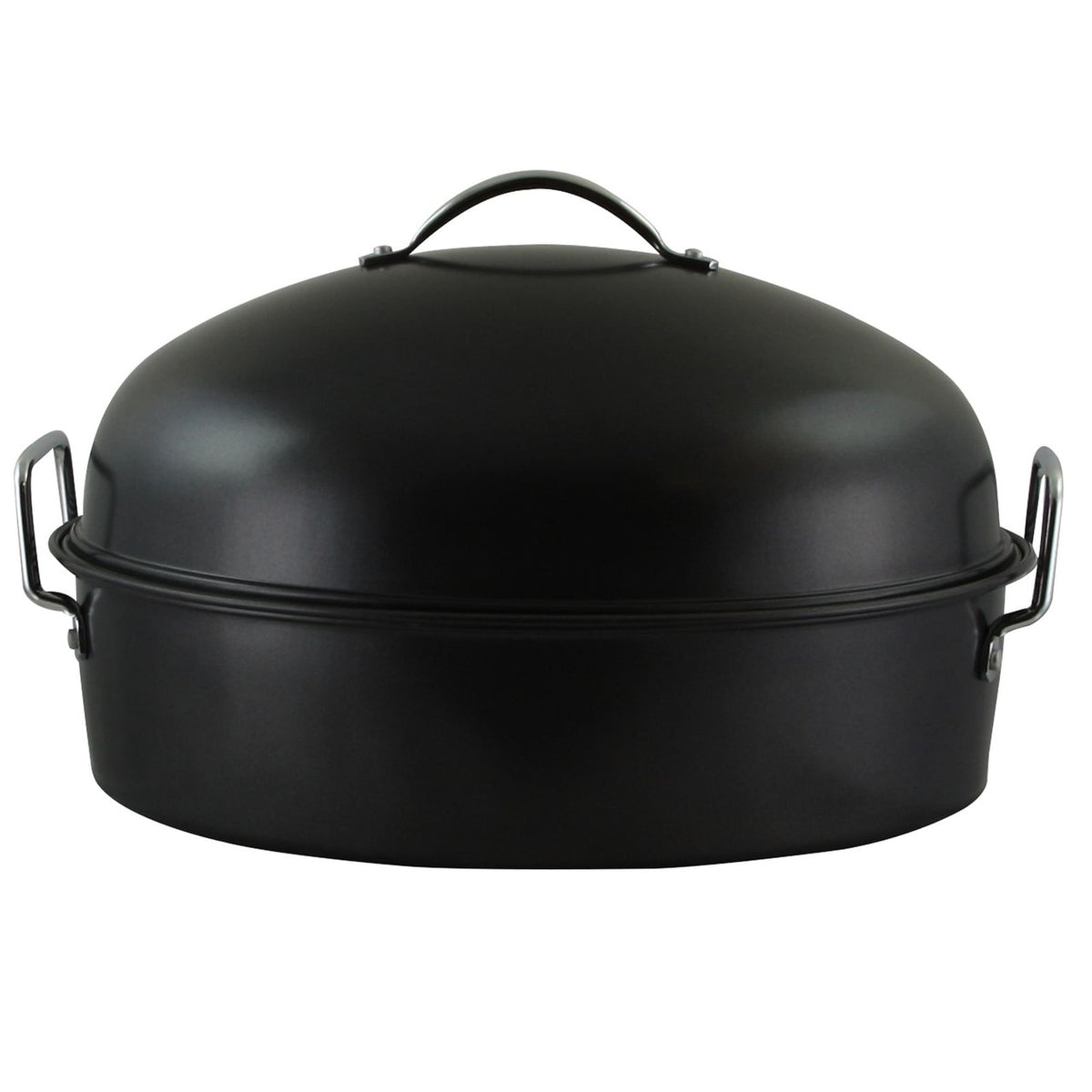 Gibson Home Kenmar 16" High Dome Oval Roaster Pan