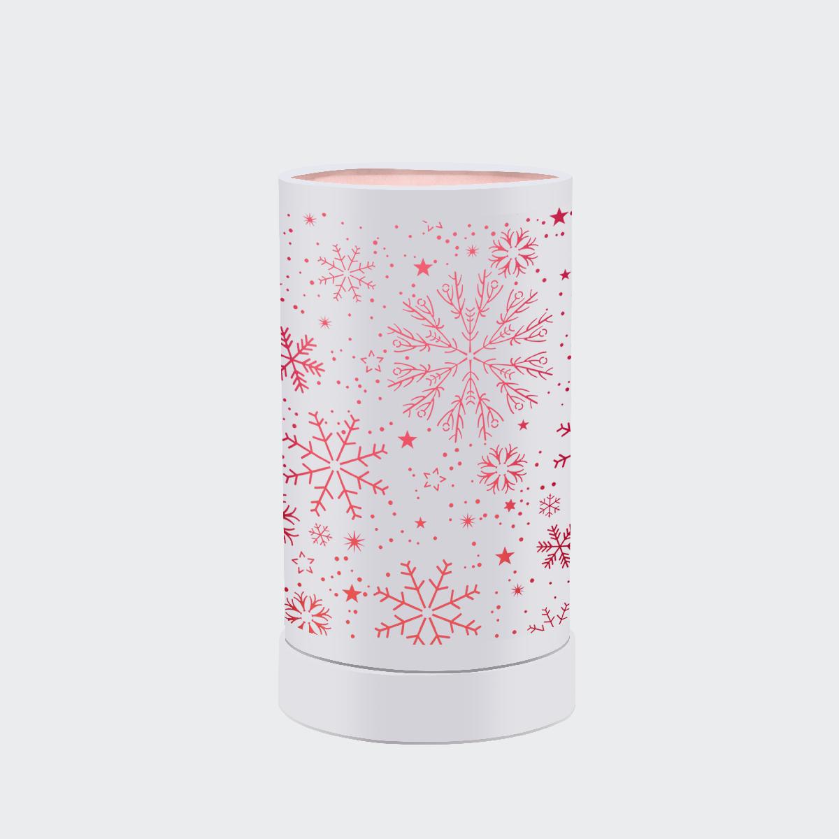 Snowflake LED Color-Changing Electric Fragrance Oil Warmer