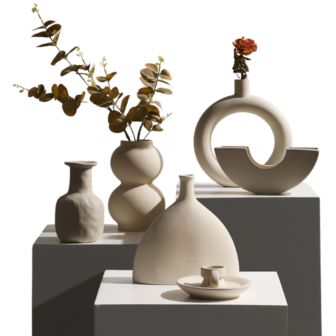 Minimalist Ceramic Vase Collection