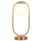 Nordic Glass Orb Atmosphere Lamp for Bedroom Decor