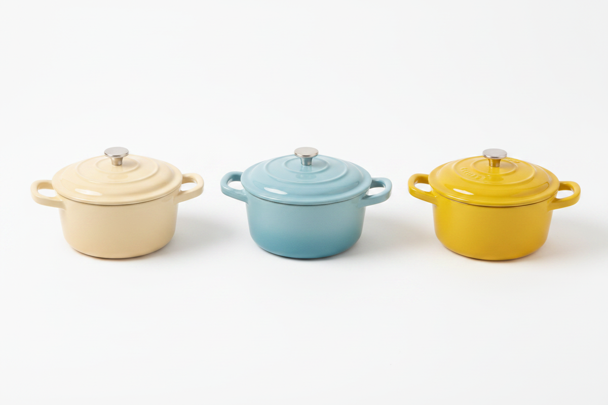 All 3 Exact Pots on White Background