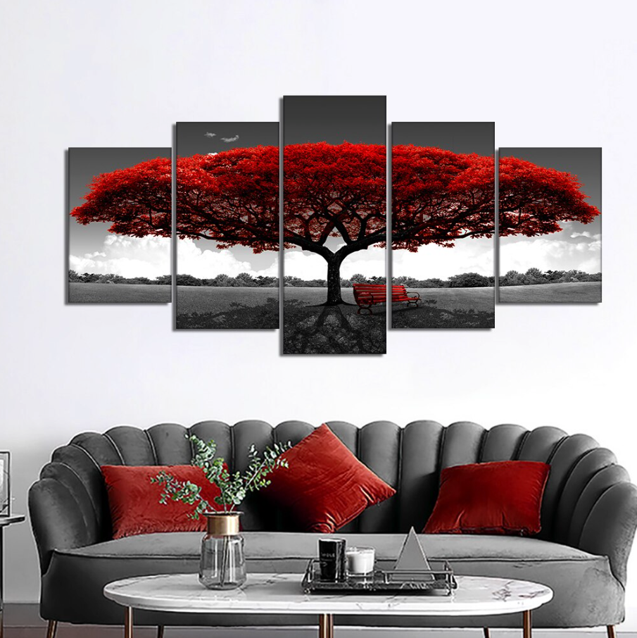 5-Piece Landscape Canvas Wall Art Set