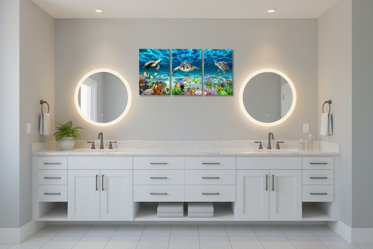 Bathroom scene
