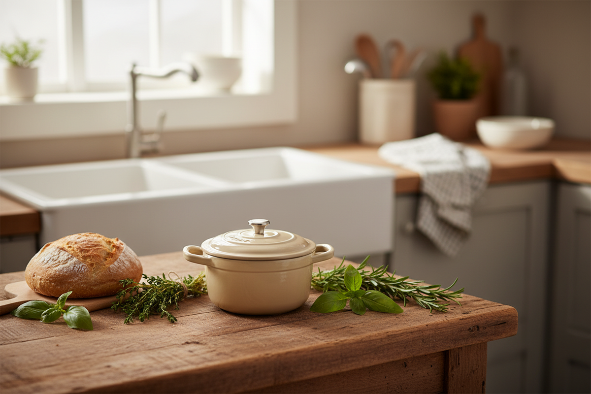 Beige Pot Scene