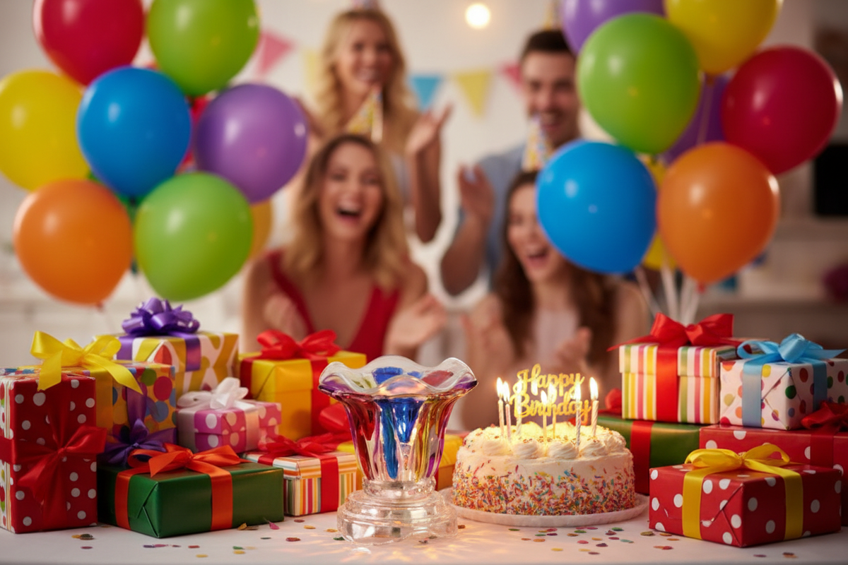 Birthday party multicolor warmer