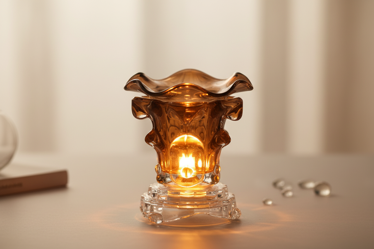 Brown crystal tulip warmer hero