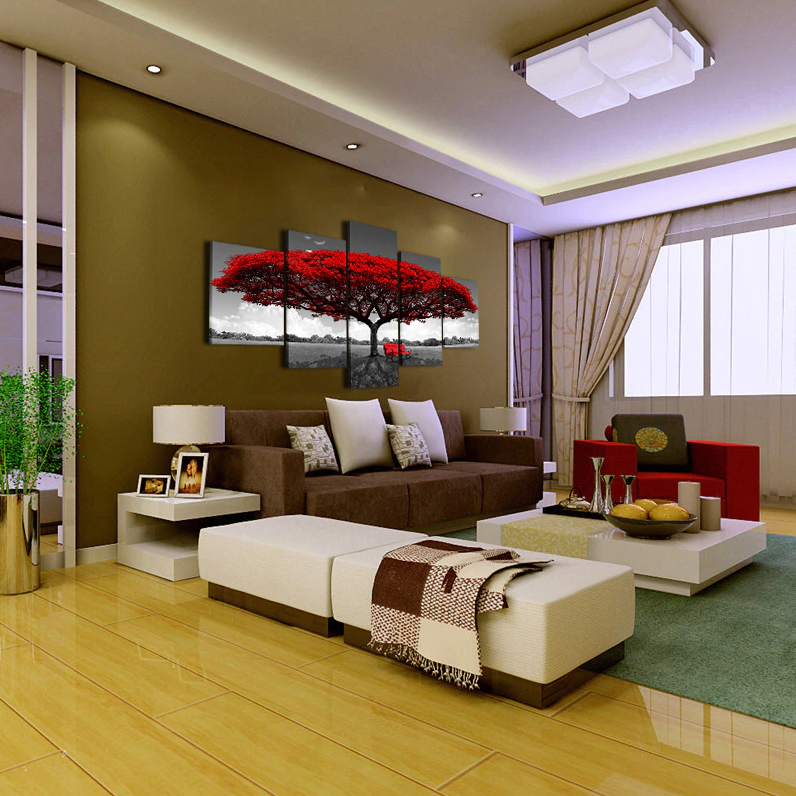 5-Piece Landscape Canvas Wall Art Set