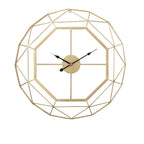Iron Wall Clock - Silent Large Living Room Decor