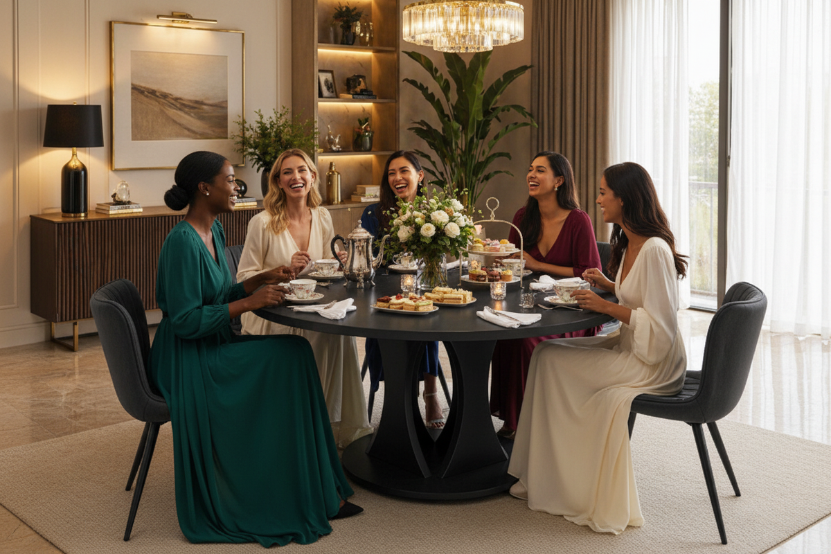 Diverse Ladies Tea Party