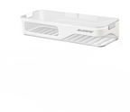 Wall-Mounted Bathroom Storage Rack Without Drilling
