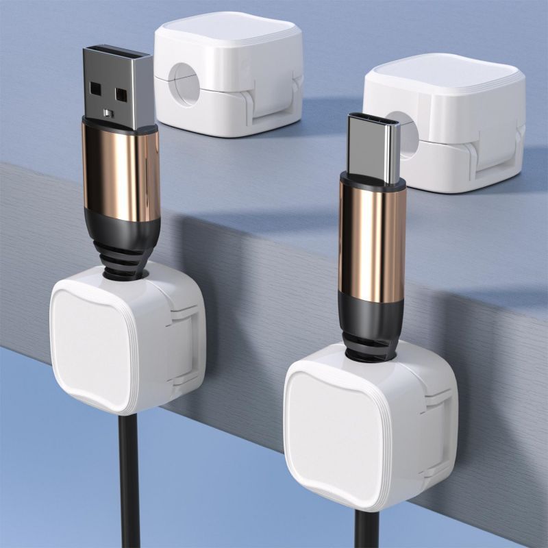 Magnetic Cable Organizer for Desk | Minimalist Wire Management Solution