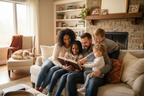 Family Reading Bible Together