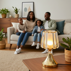 Family Scene - Natural Straight Hair Mom