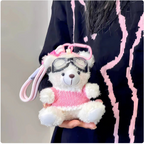 Pilot Bear Plush Keychain