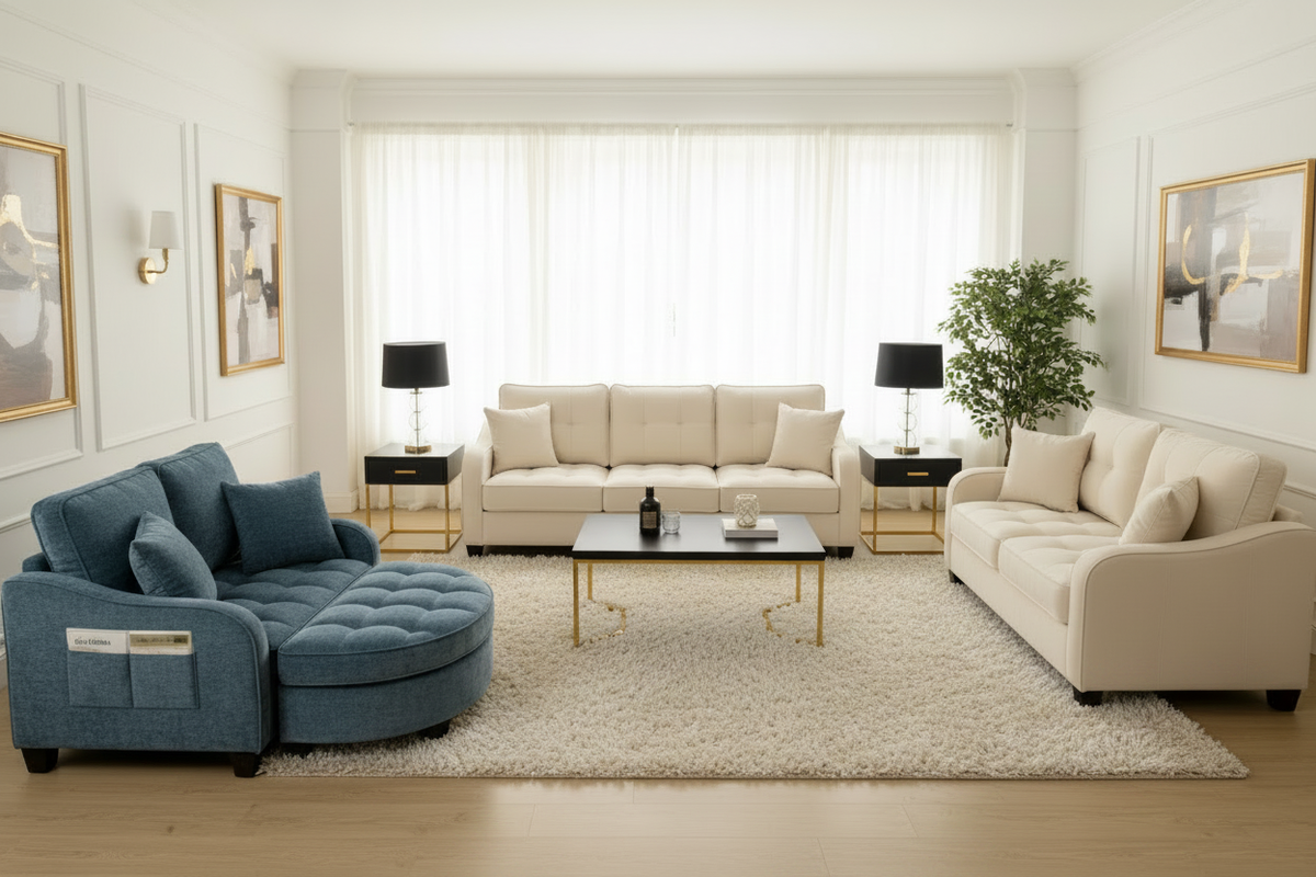 Fluffy Rug Living Room