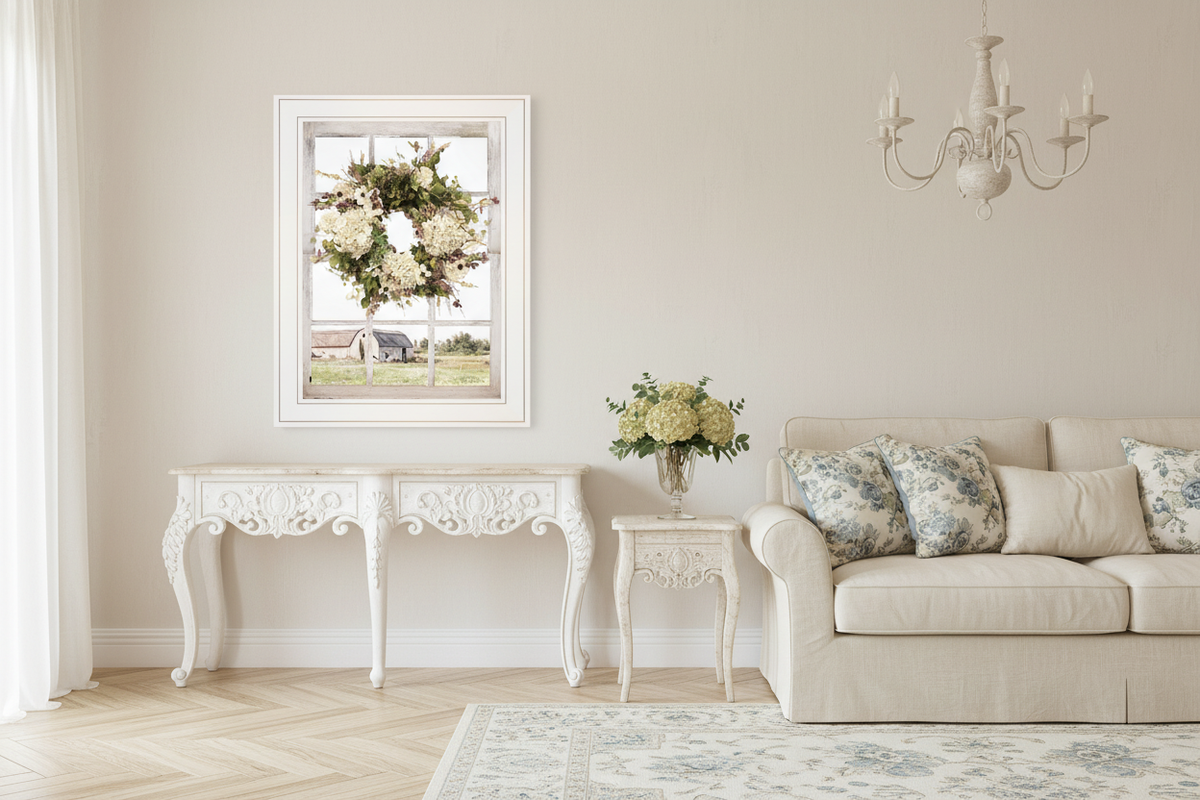 French country living room