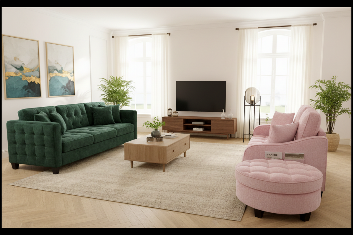 Fresh Living Room Scene
