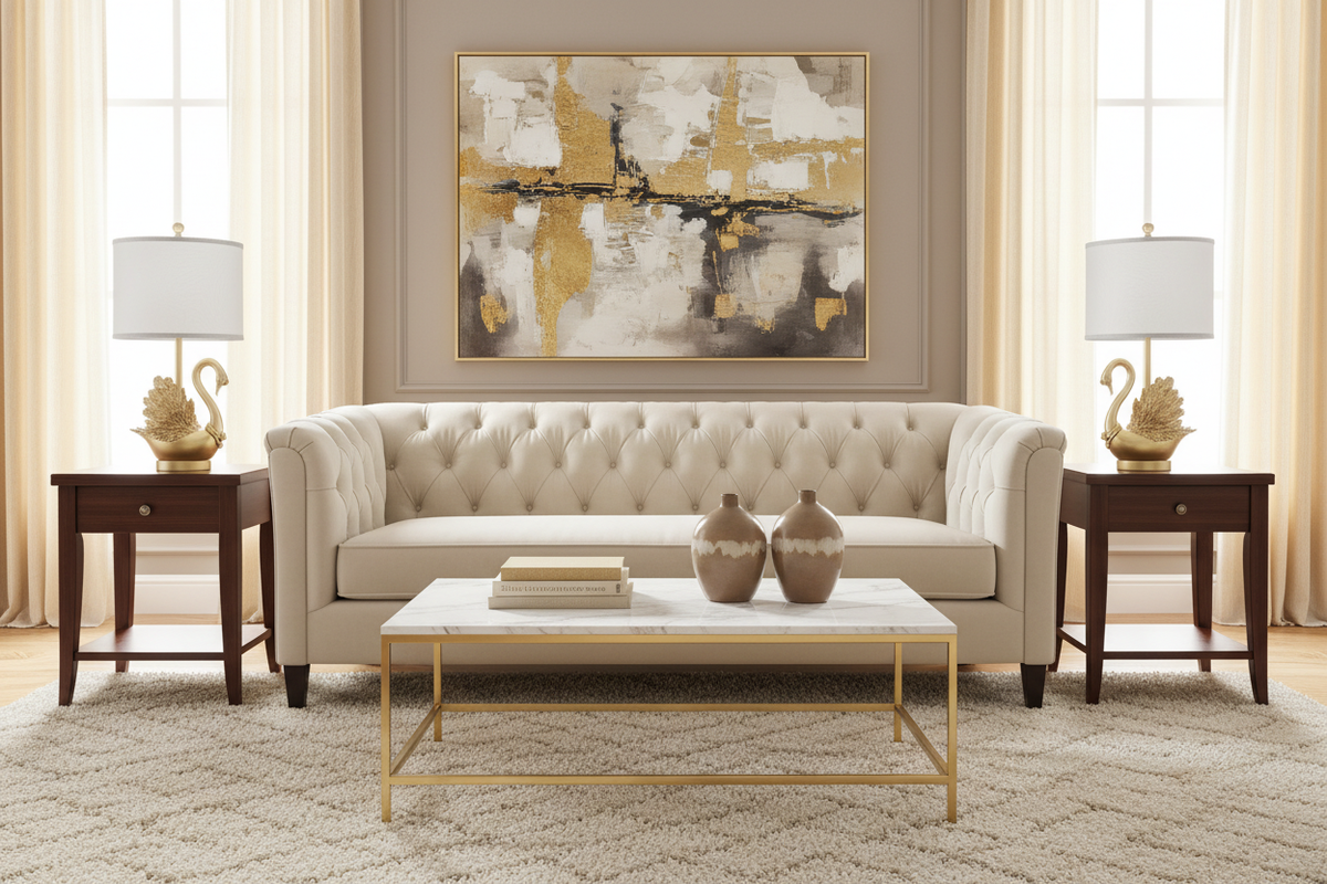 Full luxury living room setup