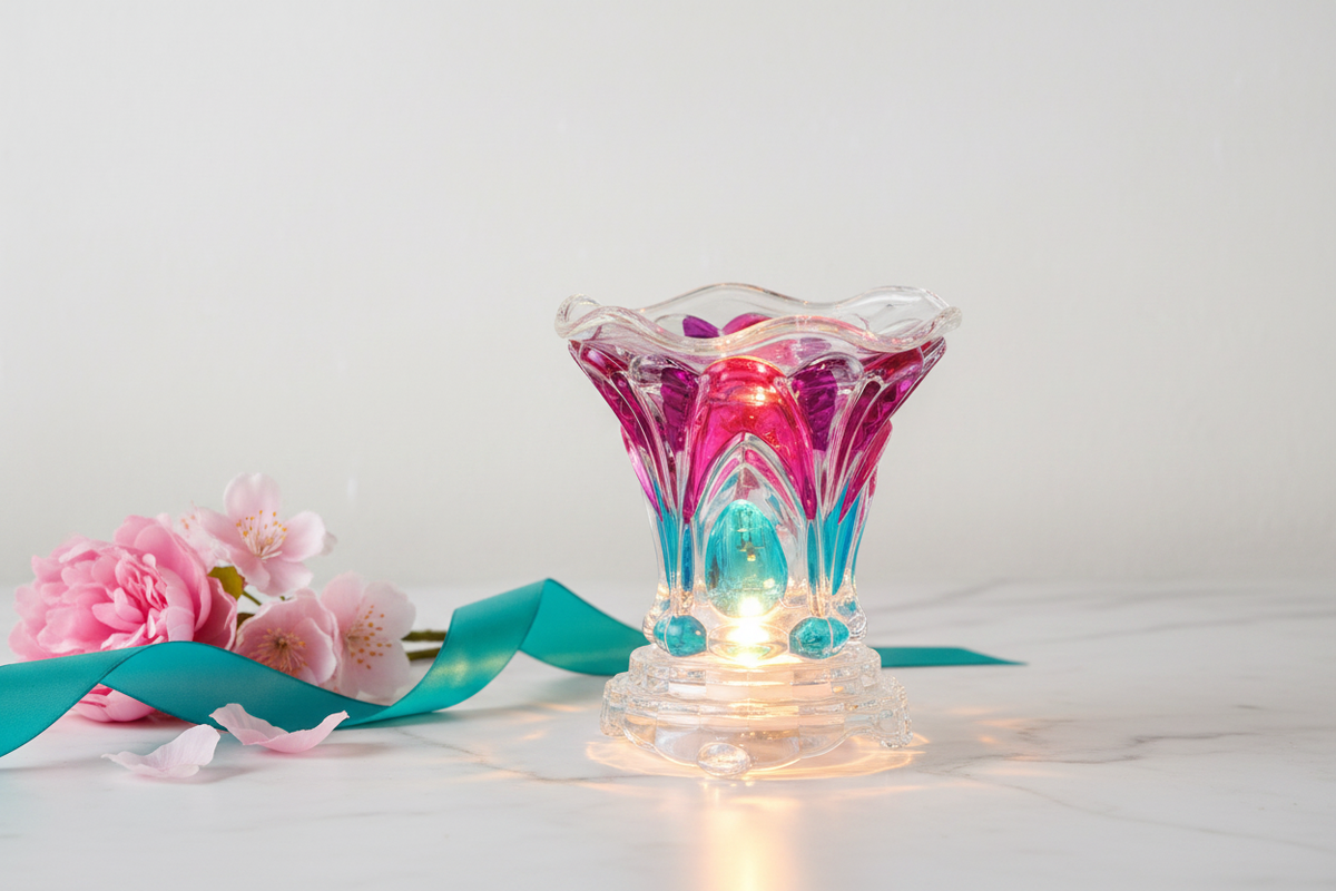 Hero product shot pink teal warmer