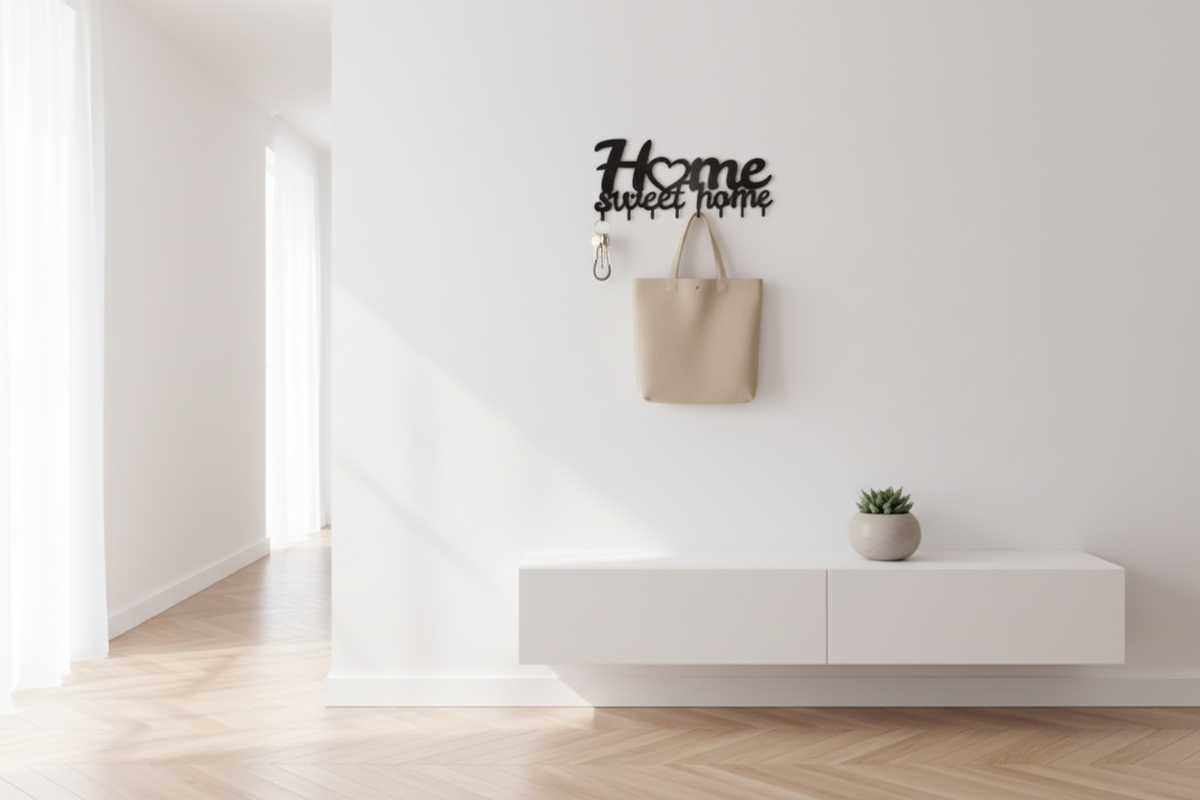 Home Sweet Home – White Modern Entryway