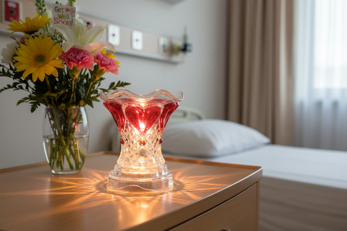 Hospital room heart warmer