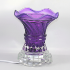 Purple Crystal Glow Electric Oil Warmer