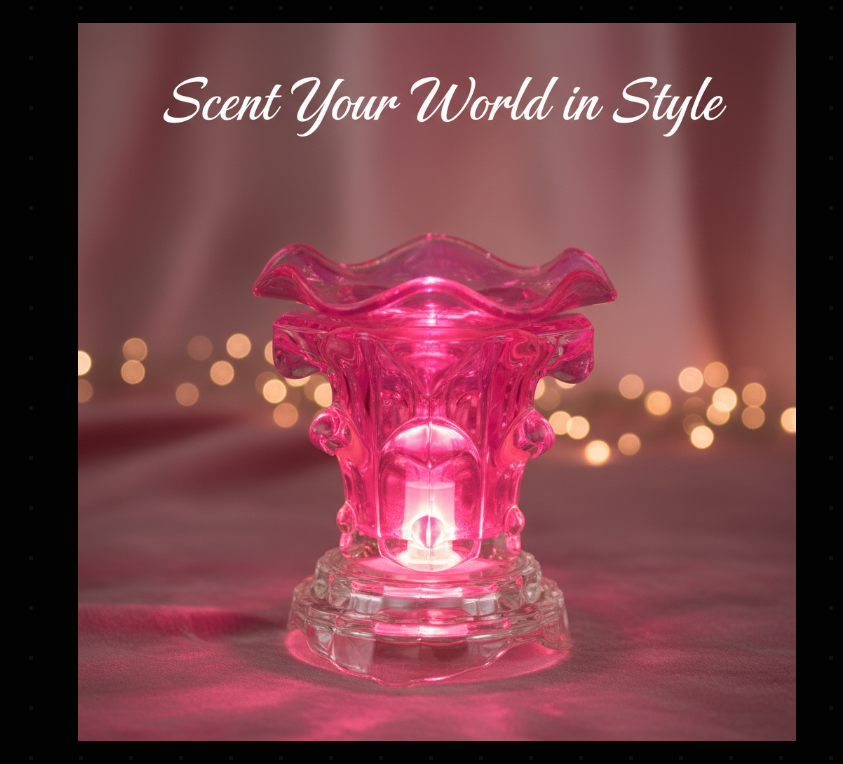 Crystal Electric Fragrance Oil Warmer Lamp