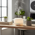 Ultrasonic Aroma Diffuser on office shelf