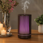 Darkwood Aroma Diffuser in bohemian bedroom