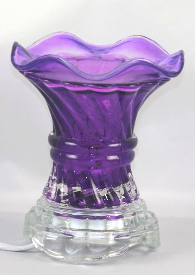 Crystal Glow Electric Oil Warmer & Night Light | 3 Settings | 5 Colors
