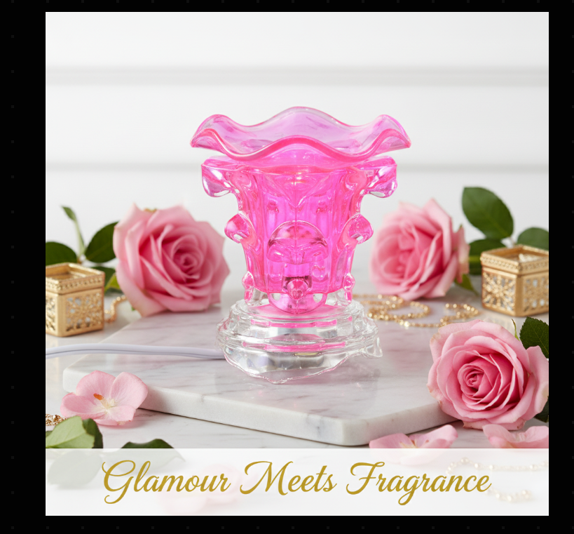 Crystal Electric Fragrance Oil Warmer Lamp